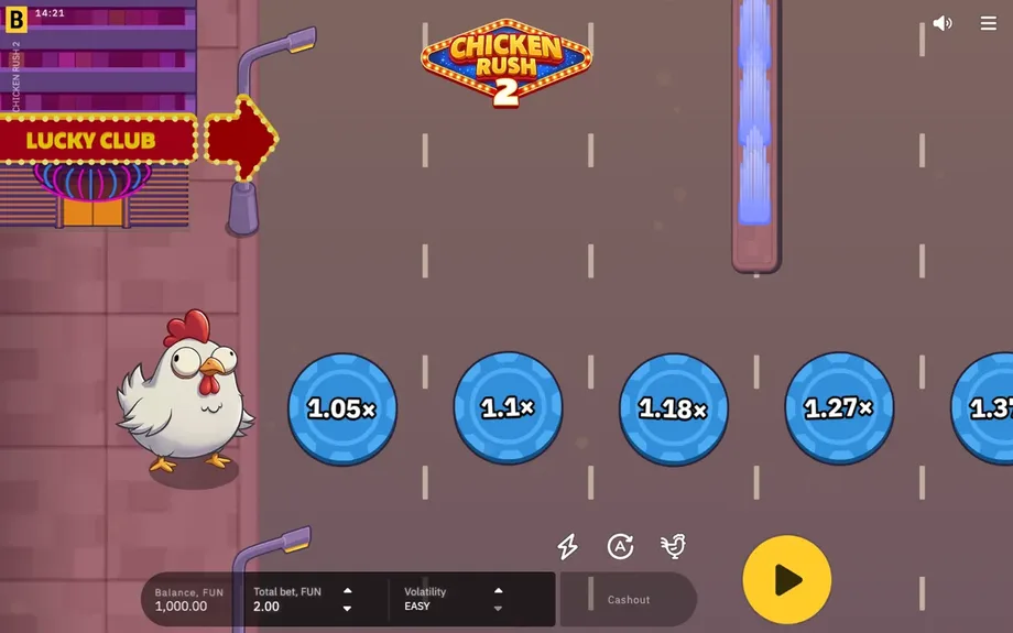 Chicken Rush 2 gameplay screenshot