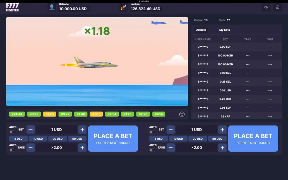 F777 Fighter gameplay screenshot