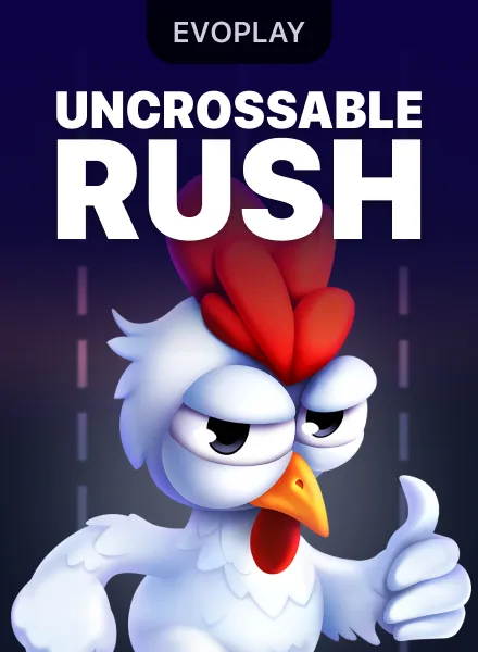 Uncrossable Rush game cover from 1win