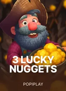 3 Lucky Nuggets, slot by PopiPlay
