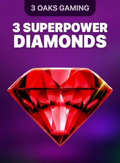 3 SuperPower Diamonds, slot by 3 Oaks Gaming