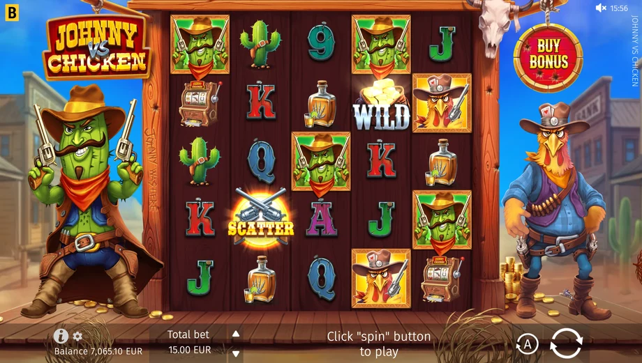 Johnny vs Chicken gameplay screenshot